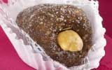 Cajuzinho Chocolate - Bandeja com 12 unidades
